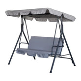 Swing Chair Dark Grey 170x112cm,